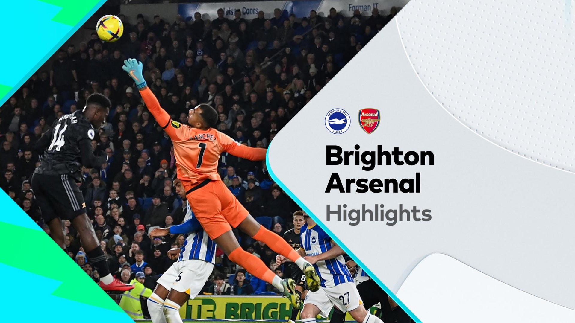 tapperhed radioaktivitet systematisk Highlights: Brighton v Arsenal-Premier League 31-12-2022